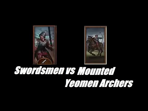 Swordsmen vs Mounted Yeomen Archers   Made with Clipchamp