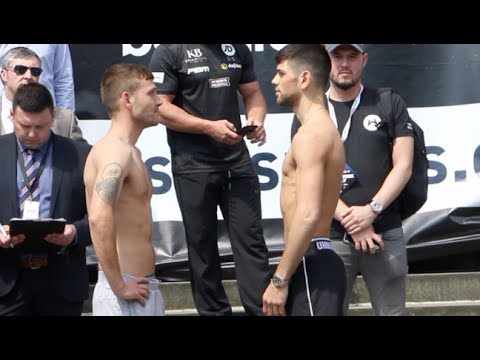 JOE CORDINA v JOSH THORNE - OFFICIAL WEIGH IN VIDEO FROM SHEFFIELD / BROOK v SPENCE JR