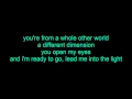 tyler ward - ET lyrics 