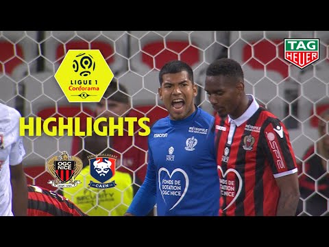 OGC Nice - SM Caen ( 0-1 ) - Highlights - (OGCN - SMC) / 2018-19