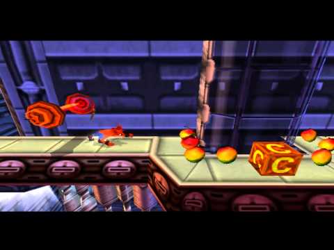 Crash Bandicoot 3: Warped (NTSC) 105% Walkthrough #023 Level 19: Future Frenzy