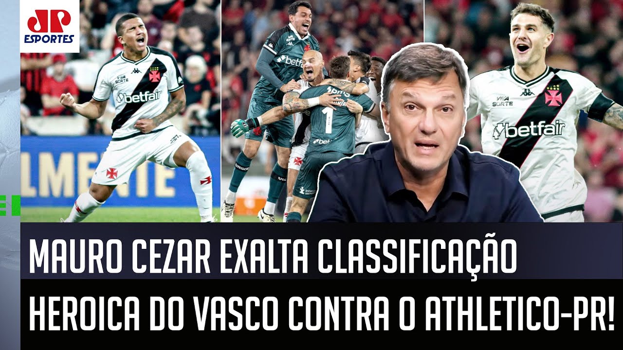 "Foi SENSACIONAL a CLASSIFICAÇÃO do Vasco! FOI HEROICO! E o Vegetti..." Mauro Cezar ELOGIA!