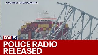 Baltimore bridge collapse: Police radio traffic | FOX 5 News