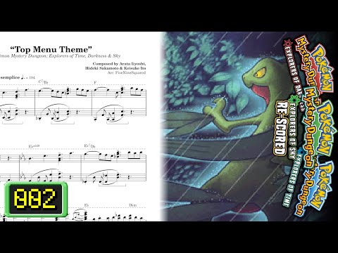 "Top Menu Theme" piano arrangement | PMD 2 [002]