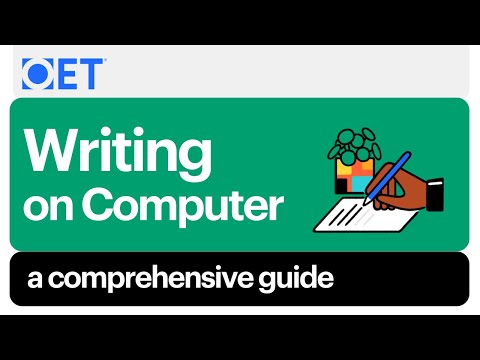 OET Writing Test on Computer- Guide