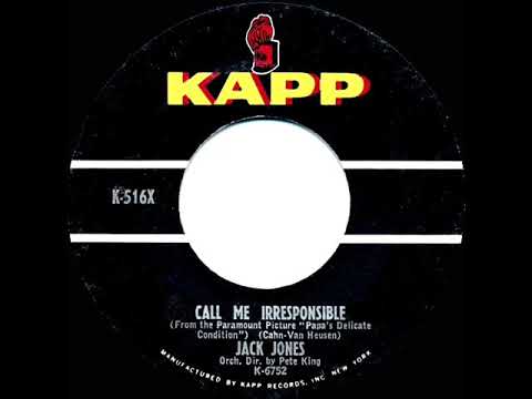 1963 Jack Jones - Call Me Irresponsible