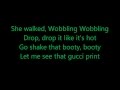 T-Pain- Look At Her Go- Ft. Chris Brown (Lyrics On Screen)