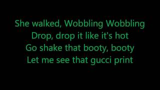 T-Pain- Look At Her Go- Ft. Chris Brown (Lyrics On Screen)