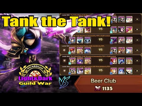 HOW to TANK these LIGHT&DARK Defenses in Top Tier G3 Guild War! - Summoners War