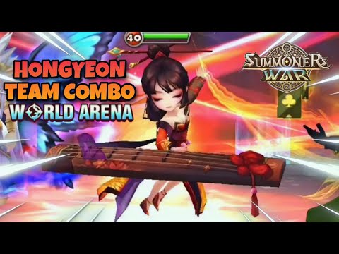 Hongyeon Team Combo in World Arena Ep. 4 - Summoners War