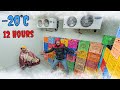 Living 12 Hours in Freezing Cold Room Challenge | अंटार्कटिका जैसा ठंडा | Will I S