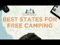Best States For Free Camping and Boondocking