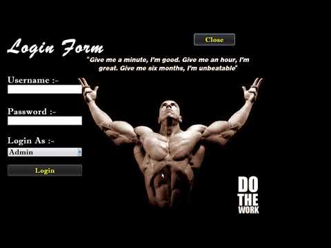 Gym Management System || Java Swing Project