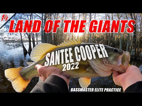 MY FIRST TIME Fishing WORLD FAMOUS Santee Cooper Lakes - Bassmaster Elite Practice - UFB S2 E14 (4K)