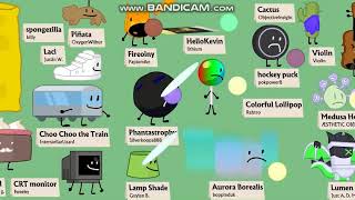 BFB 9 Recommended Characters (ORIGINAL)