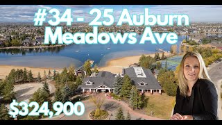 #34, 25 Auburn Meadows Ave SE | Modern 2-Bedroom, Pet-Friendly Condo with Lake Access