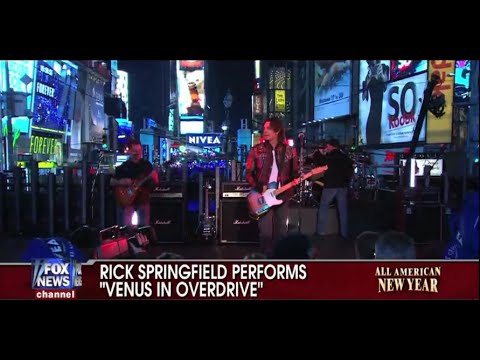 RICK SPRINGFIELD - Rodger Carter  - DRUMS - New Years Eve 2011 Times Square