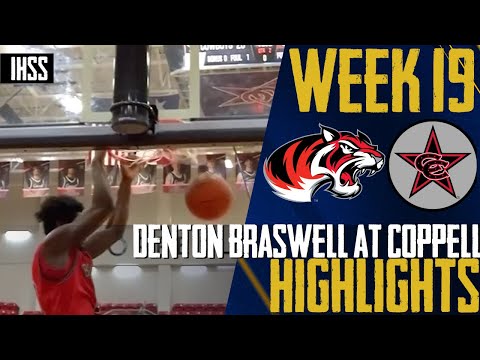 Braswell Dominates Coppell 73-53 in A65A District Basketball Showdown