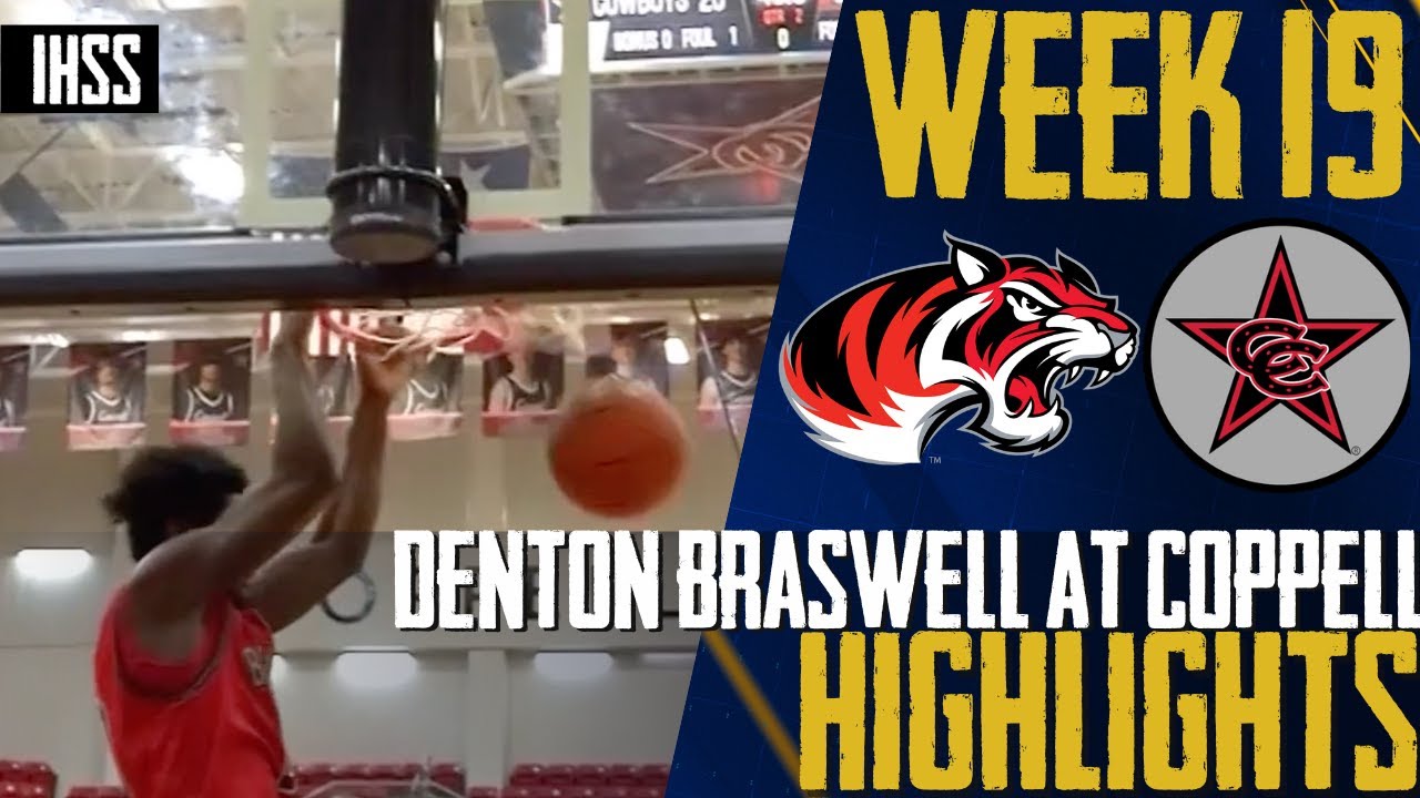 Braswell Dominates Coppell 73-53 in A65A District Basketball Showdown
