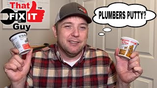 STOP!!...MAKE SURE YOUR USING THE RIGHT PLUMBERS PUTTY!