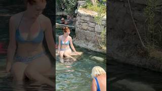 ☀️The Wonder Of  Cleopatra Pool Pamukkale Turkey -Best Day?️ #cleopatra #pamukkale #pool