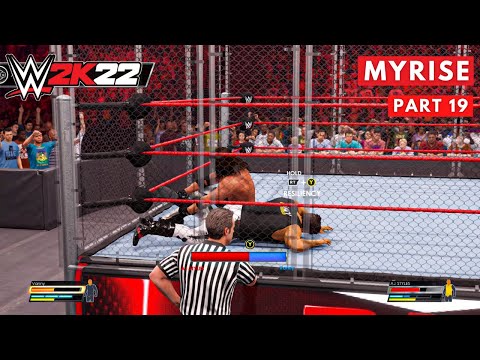 WWE 2K22 MyRise Walkthrough Gameplay Part 19 - Vanny (RAW) (Legend Difficulty)