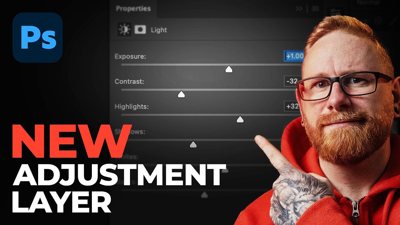 Photoshop has a new LIGHT adjustment layer!