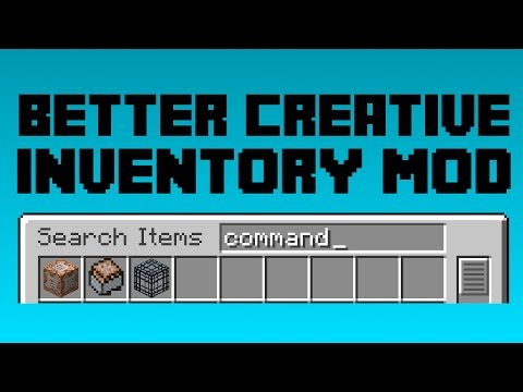 CrushedPixel - Better Creative Mod - Command Blocks in the Minecraft Creative Inventory!