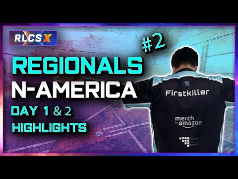 RLCS X 🔸 Firstkiller showing off his insane mechanics, Majicbear clean airdribble into double tap ..