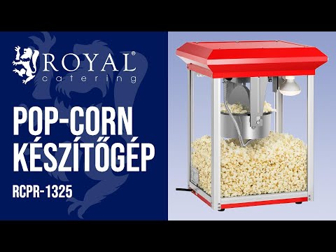 Videó - Popcorn gép - 8 oz