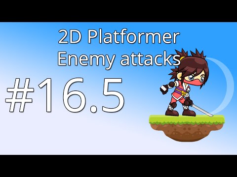 16.5: Unity 5 tutorial for beginners: 2D Platformer - Enemy attacks