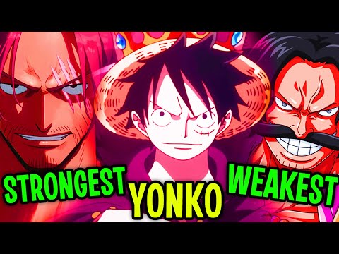 ALL Yonko RANKED WEAKEST TO STRONGEST! | MOST POWERFUL EMPEROR