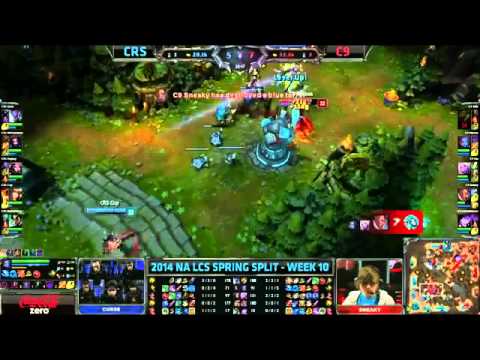 Curse Voyboy Leblanc VS Cloud 9 Hai Soraka Mid Highlights   2014 NA LCS Spring W10D1 MUST SEE