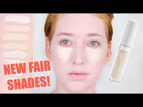 COLOURPOP CONCEALER SWATCHES LIGHTEST SHADES | Demo Fair 02, 04 & 08