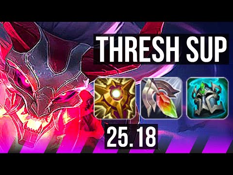 THRESH & Ashe vs PYKE & Corki (SUP) | KR Master | 25.18