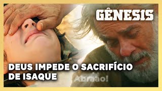 NOVELA GÊNESIS: Abraão leva Isaque para o sacrifício mas é impedido por Deus