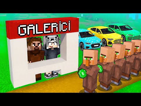 NASIL MİLYONER ARABA SATICISI OLDUM 😱 - Minecraft