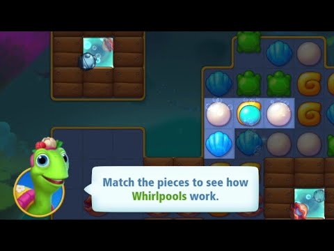 @Fishdom Win Strikes Level 6701 - 6711. Met Whirlpool Obstacle in 6711