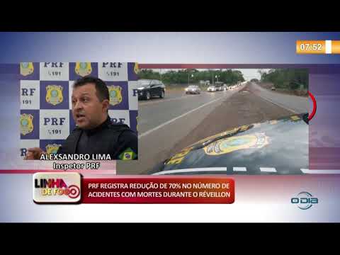 LINHA DE FOGO 03 01 PRF REGISTRA REDUÇíO DE 70% EM ACIDENTES COM MORTES DURANTE O RÉVEILLON