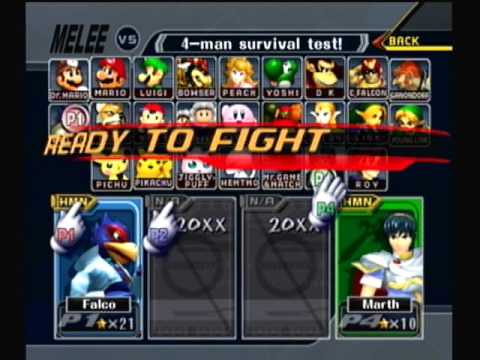 CoMo Clubhouse Melee - Schnurb (Falco) VS Hank (Marth)