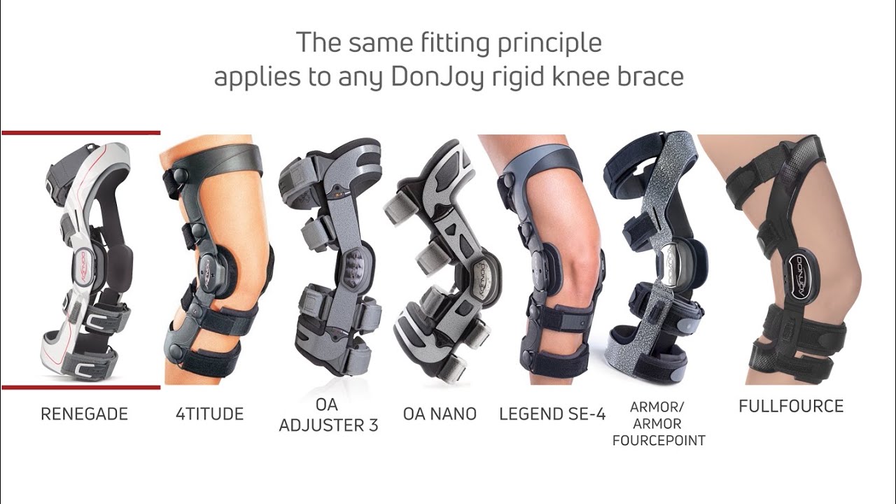 DonJoy Rigid Knee Brace Fitting Guide