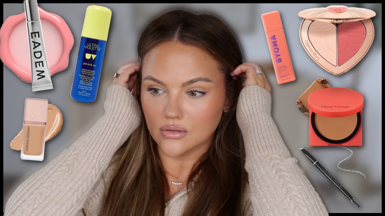 FULL FACE TRYING NEW MAKEUP FROM THE SEPHORA SALE!