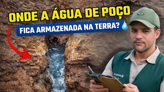 É aqui que a água do poço fica guardada no subsolo