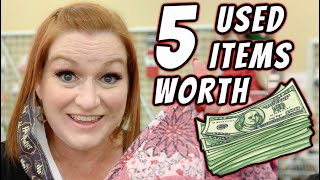 5 Used Items to Sell Online from Thrift Stores for Profit | Thrifting to Resell on Ebay