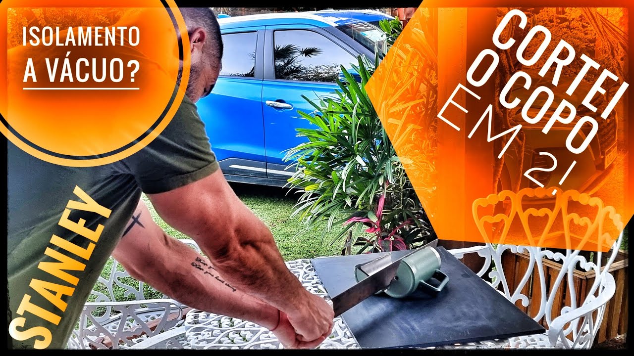 CORTEI a replica da CANECA STANLEY! Será que é igual ao original? Bora vê!