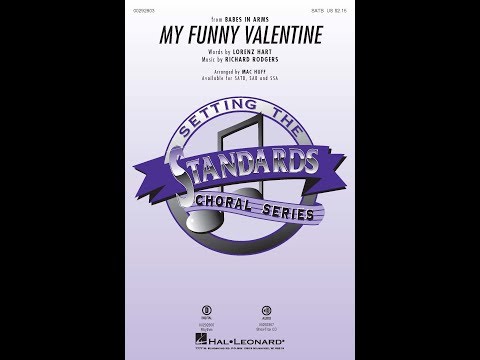 Song - My Funny Valentine - Choral and Vocal sheet music arrangements