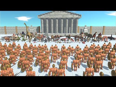 ACHILLES ARMY VS FACTION at almost same price - Animal Revolt Battle Simulator