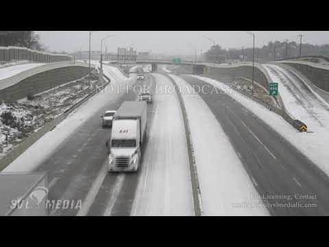 Denton, Texas - Winter Storm Preparation and Early Impacts - February 14, 202