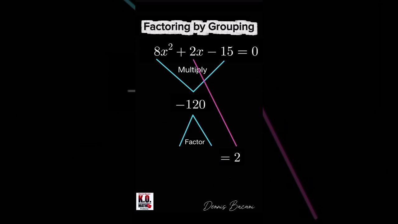 Solving Quadratic Equation using Factoring by Grouping