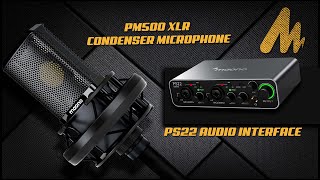 MAONO PM500 Studio Microphone & PS22 Audio Interface Test/Review